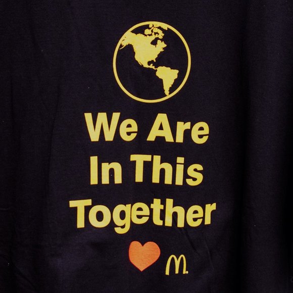 McDonald's Employee T Shirt 2XL KEEP CALM We Are In This Together - Picture 2 of 5